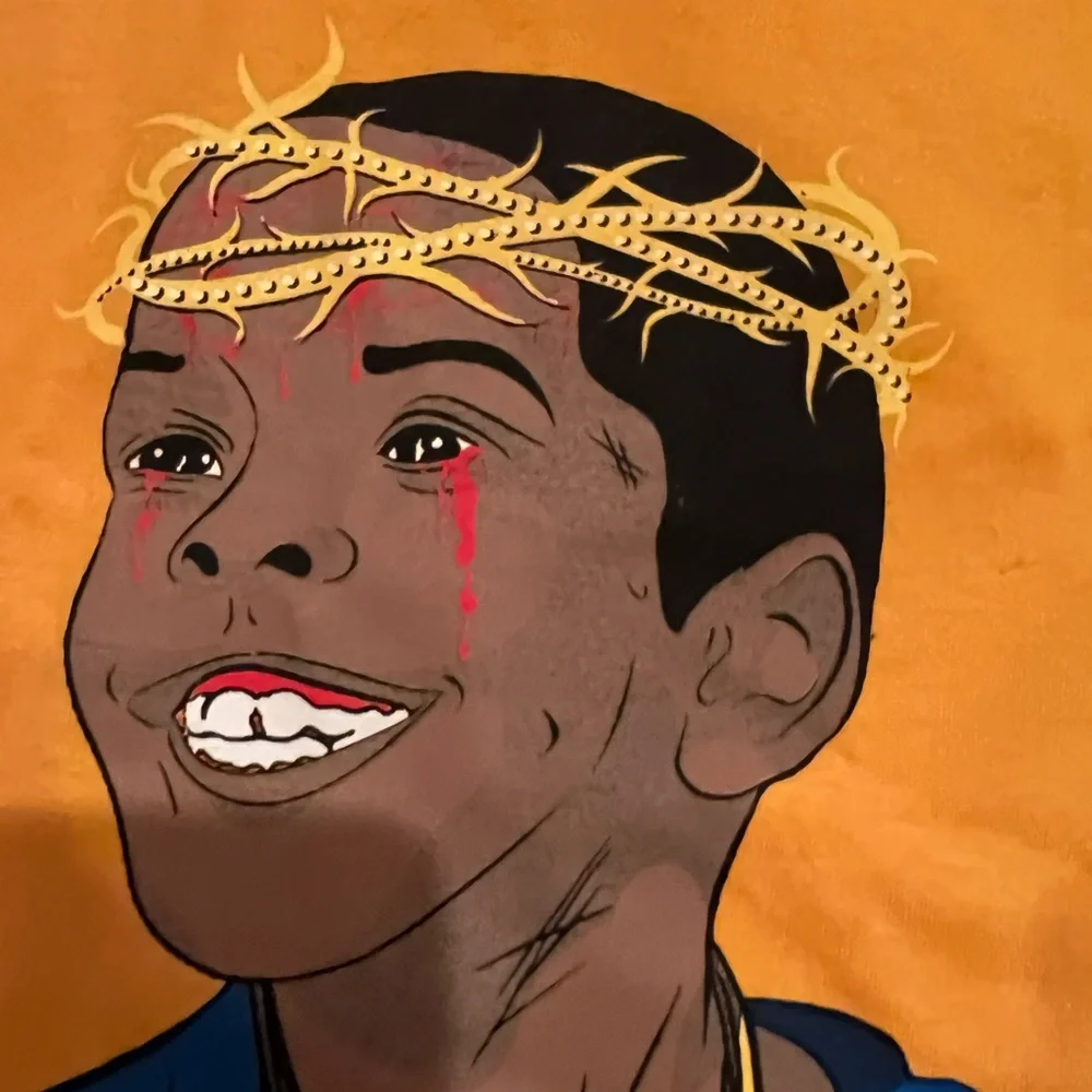 WESTSIDE GUNN GXFR GRISELDA FLY GOD Champion Yellow Tee - Picture 5 of 7